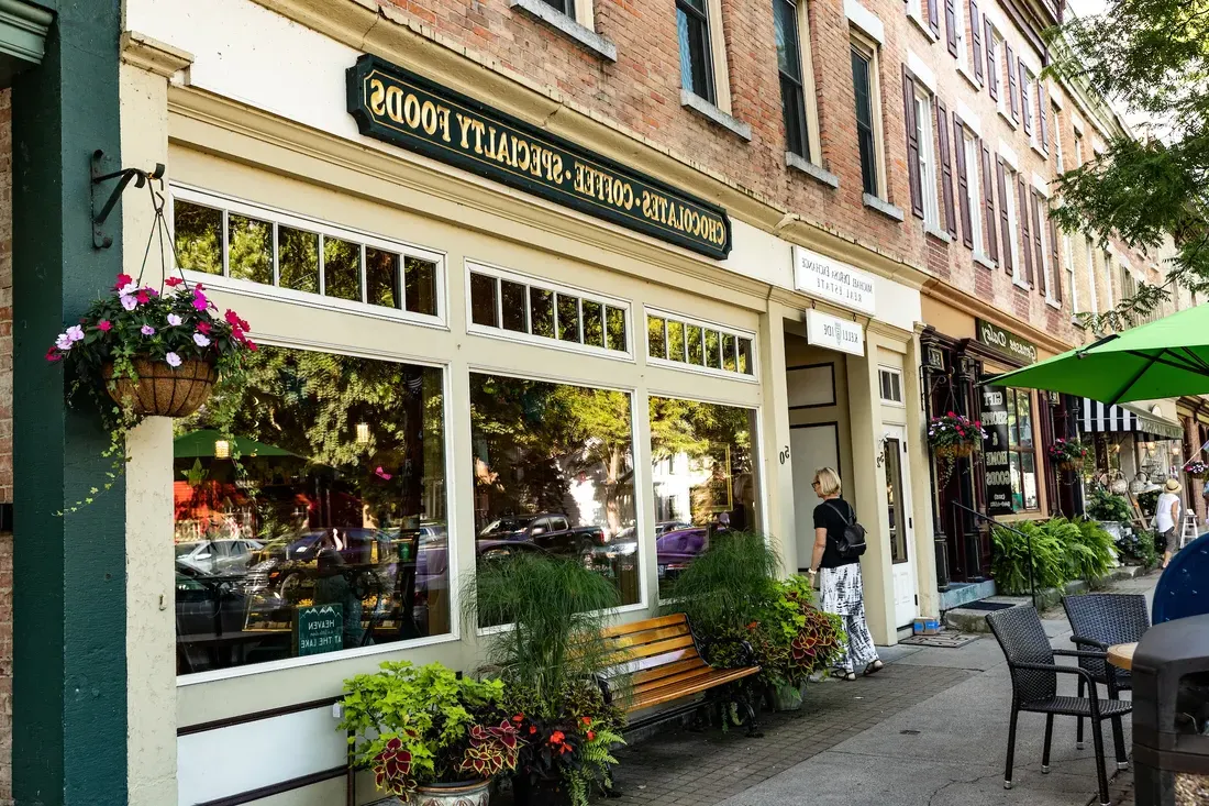 Storefront in Skaneateles, New York.